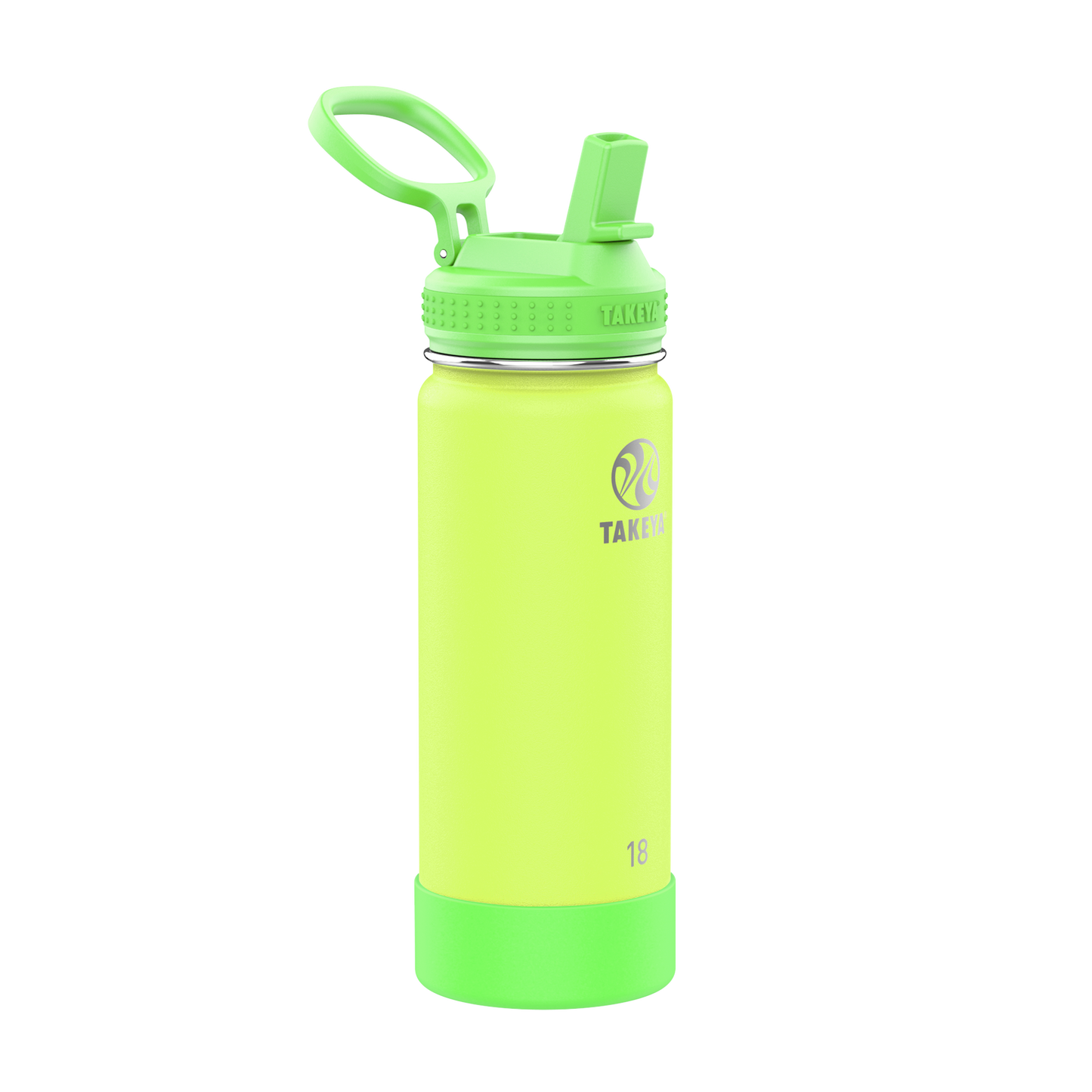 actives-kids-glow-in-the-dark-water-bottle-with-straw-lid-b3 51075-Actives-Kids-Straw-18-GID-LightningGreen-angle.png