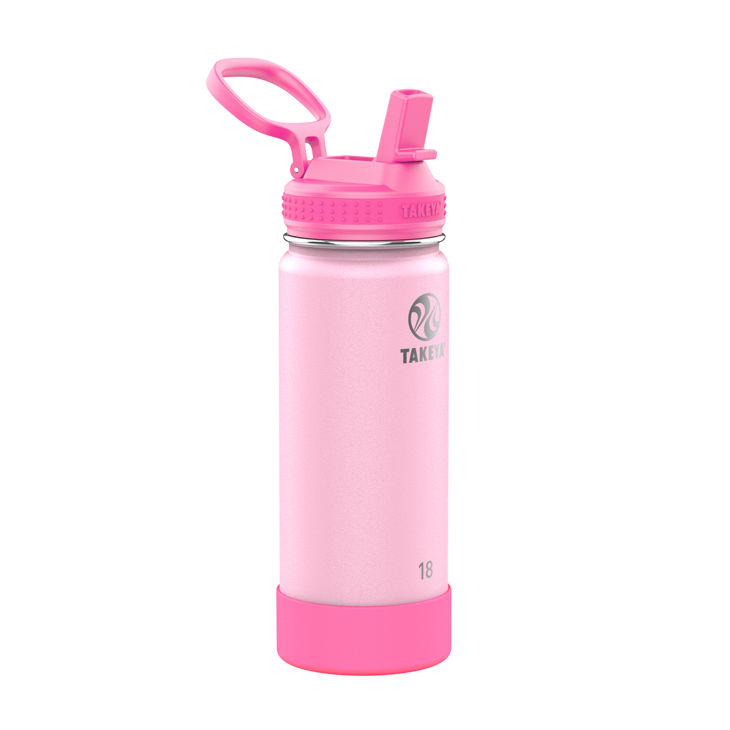 actives-kids-glow-in-the-dark-water-bottle-with-straw-lid-b3 51076-Actives-Kids-Straw-18-GID-SummerGlowPink-angle.png