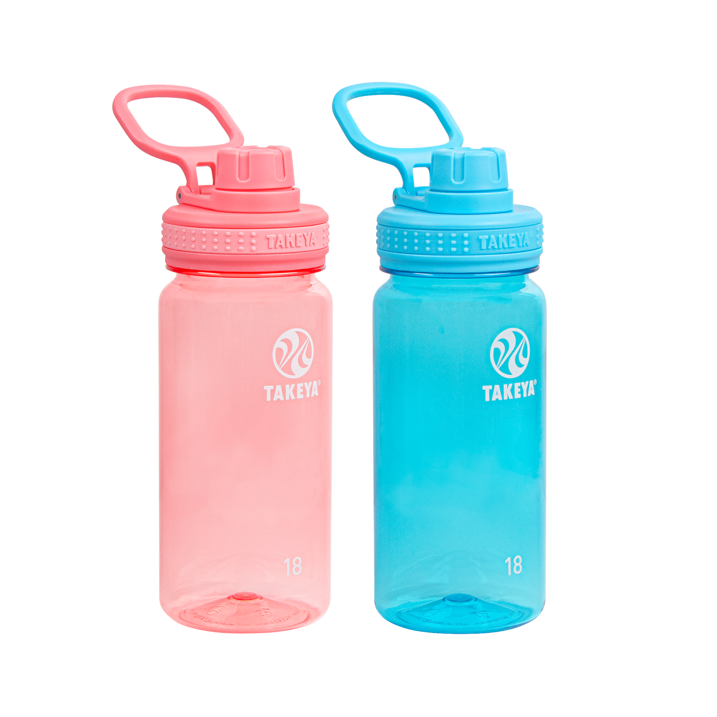 tritan-water-bottle-bundle-with-spout-lid-2-pack-v1 51475-Tritan-Spout-18-2pk-FlutterPink-BreezyBlue-Front_1.png