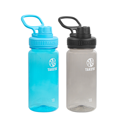 tritan-water-bottle-bundle-with-spout-lid-2-pack-v1 51476-Tritan-Spout-18-2pk-BreezyBlue-StormyBlack-Front_1.png