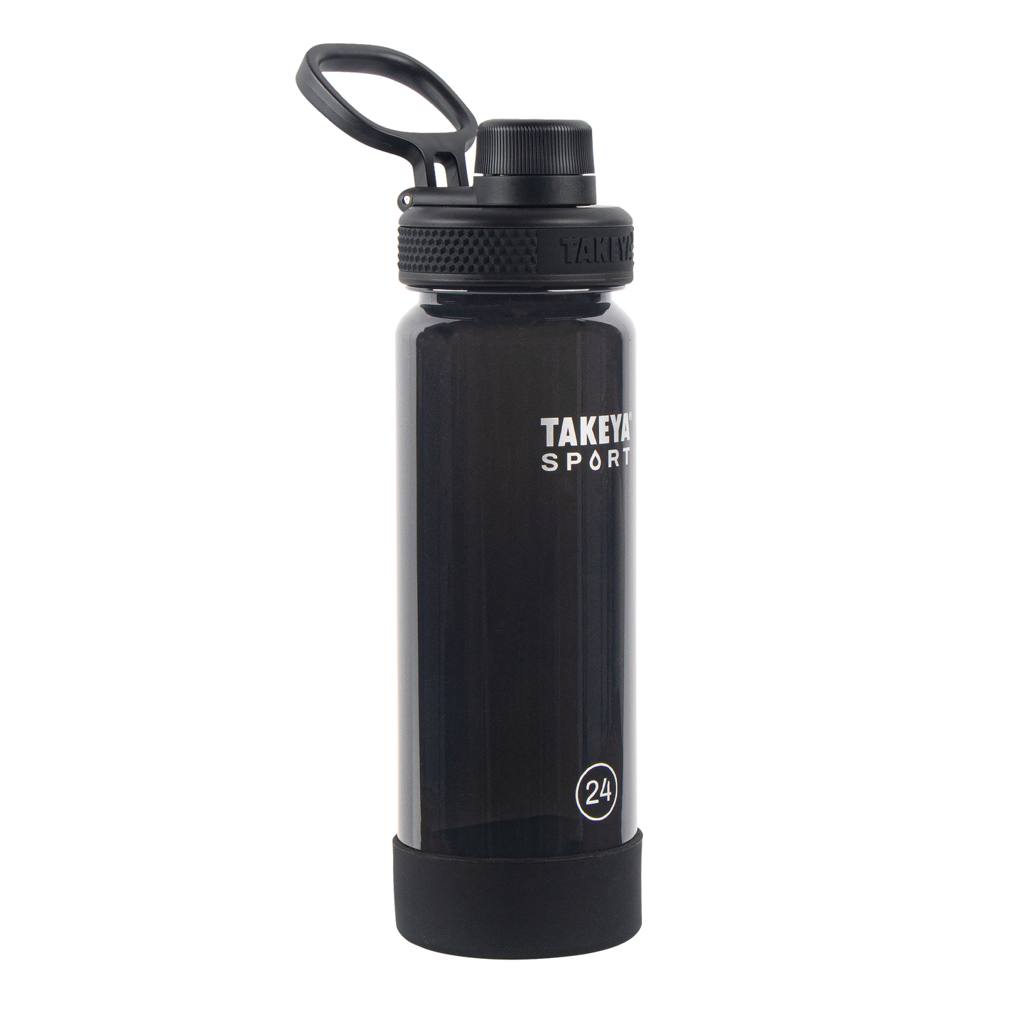 tritan-sport-water-bottle-with-spout-lid-k9 51664-TKS-Tritan-Spout-24-GrandSlamBlack-frontangle.png