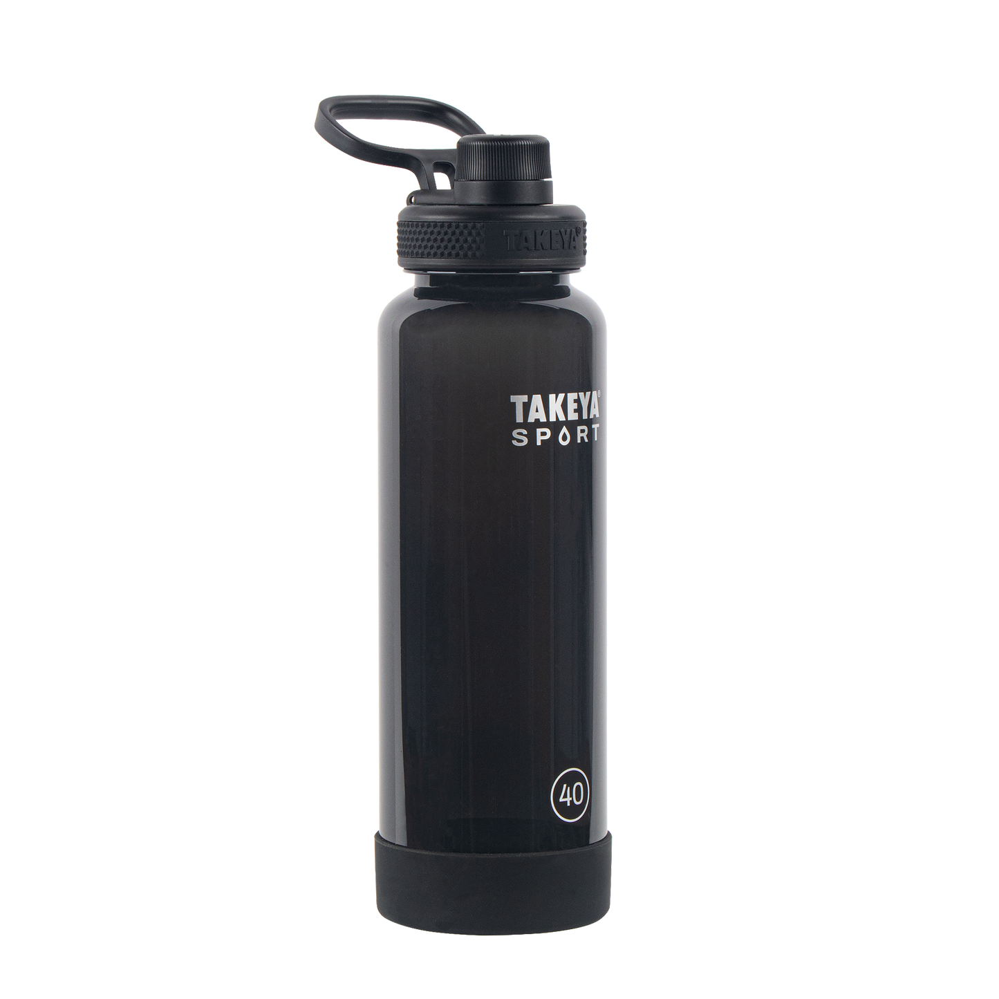 tritan-sport-water-bottle-with-spout-lid-k9 52023-TKS-Tritan-Spout-40-GrandSlamBlack-frontangle.png