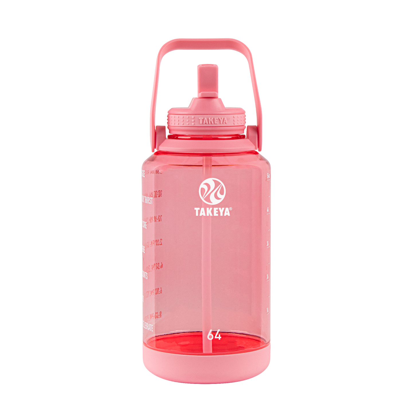 tritan-motivational-water-bottle-with-straw-lid-y5 54143-Tritan-Straw-Motivational-64-FlutterPink-front.png